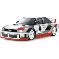 Tamiya Modelbouwpakket Auto - 47511 RC Auto - Audi 90 Quattro Racing - TT-02 - Voorgelakte Carrosserie RC Plastic - 1:10 - Modelbouw