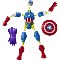 Marvel actiefiguur MixMashers Captain America 12 cm speelgoed.
