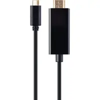 Gembird USB-C - HDMI 4K 30Hz kabel | zwart | 1,8 meter