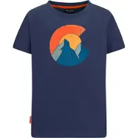 TROLLKIDS Halsafjord T-shirt Met Korte Mouwen Blauw 98 cm Kinderen
