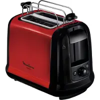 Moulinex LT261D Broodrooster Rood/Zwart