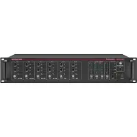 Monacor PA-6040MPX PA-voorversterker 4-kanaals 4 zones