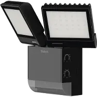 Theben Wandlamp buiten met bewegingssensor theLeda S17-100, zwart, Kunststof