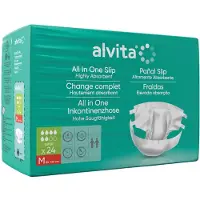 Alvita All-in-One incontinentiebroekjes Super Medium Dag 24 St Wegwerpbroekjes