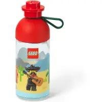 LEGO Drinkfles Hydratation Mexico Bright Red Transparent 0.5L