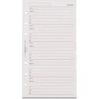 Filofax - vulling personal - adressen - wit