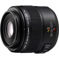 Panasonic Objectif hybride Lumix Leica DG Macro-Elmarit 45mm f/2,8 ASPH MEGA OIS Noir