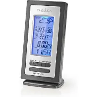 Nedis Weerstation | (Buitensensor, Klok, Hygrometer, Kalender)