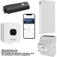 Growatt SPH5000TL3-BH-UP 5kW Hybride Omvormer Met 7,6 KWh Thuisbatterij