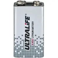 Ultralife U9VL-J-P / 6FR61 / 9V E-Block Lithium Batterij (1 stuk)
