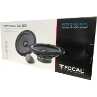 Focal ISU200 - Autospeaker - 2 weg Composet - Autospeakerset - 20cm - 8 inch - Platte luidsprekers - Ondiep