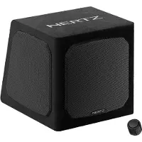 Hertz DBA 201 8 Inch 440 Watt Actieve Subwoofer met 2 Passieve Membranen