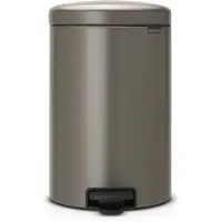 Brabantia NewIcon Pedaalemmer 20 Liter Platinum