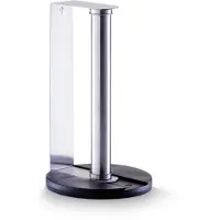 Zeller Present Papierrolhouder, Keukenrolhouder, Zilver, Zwart