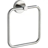 Wenko Bosio handdoekring RVS glanzend