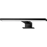 Briloner Dun - LED Spiegellamp - spiegelverlichting badkamer - neutral wit licht 4.000K - 5W - 500Lm - zwart - 30cm