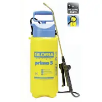 Gloria Haus und Garten Prima 5 - Drukspuit 5 l - Messing spuitstok - Verstelbaar sproeibeeld