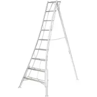 Niwaki 3-poot tuinladder 270 cm in hoogte verstelbaar plukladder nw02700