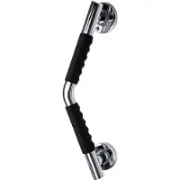 RIDDER Ken hoekbadgreep met softgrip 43 cm chroom/zwart