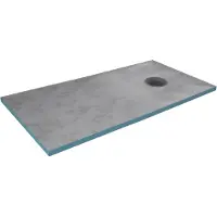 Aurlane Bac receveur de douche à carreler 90x160cm recoupable sur mesure pour douche à l'italienne