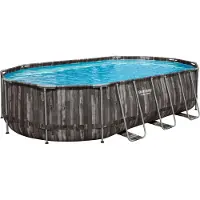 Bestway Levant zwembad - 610 x 366 x 122 cm (Hout)