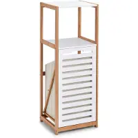 Zeller Badkamerrekje met geïntegreerde wasmand, bxdxh: 36 x 33 x 98 cm