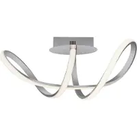 JUST LIGHT Design plafondlamp Maria aluminium