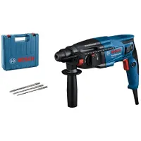 Bosch Professional GBH 2-21 Boorhamer (machinedoek, handgreep, 3-delige SDS-plus borenset)