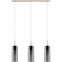 Eglo Selvino Hanglamp - E27 - 71 cm - Rookglas - Zwart
