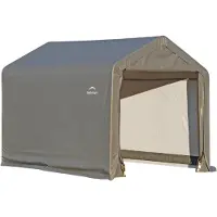 ShelterLogic Shelter Logic, overkapping voor planten, wegzak "Shed-In-A-Box", 180 x 300 cm, grijs, 5,4 m²