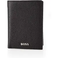 HUGO BOSS Leren Portemonnee Classic Grained Wallet Black Zwart