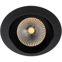 Arclite ronde lamp, CENTURY 360, 1 lamp, LED, 2700 K, 695 lm, IP44, zwart