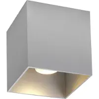 Wever & Ducre Box Wandlamp Box 1.0 | Aluminium Brushed | 3000 K
