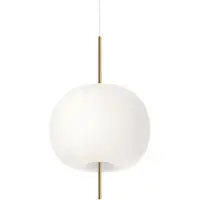 Kdln Hanglampe , Kushi, dimbare, Wit, Woonkamer, Glas, Designer