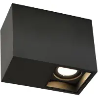 Wever & Ducre Downlight Plano petit 1.0, dimbaar, zwart, Hal, Aluminium, Modern, plafondlamp