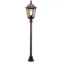LCD Tuinpadverlichting 1113/1123, dimbaar, koper, Aluminium, Antiek, Tuinpad verlichting
