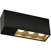 Wever & Ducre Downlight Plano petit 3.0, dimbaar, zwart, Hal, Aluminium, Modern, plafondlamp