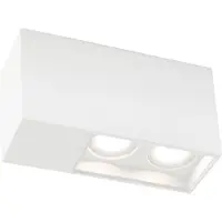 Wever & Ducre Downlight Plano 2.0, dimbaar, wit / opaal, Woon-/ Eetkamer, Aluminium, Modern, plafondlamp