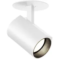 Wever & Ducre Ceno Semi- Recessed 1.0 LED Inbouwspot White Matt | Concrete Ceiling | 2700K