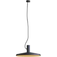 Wever & Ducre Roomor Cable E27 Hanglamp Roomor 1.4 | Black Matt|Gold | 2.5 m