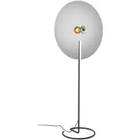 Wever & Ducre Mirro Vloerlamp Mirro 3.0 | Black Matt|Gloss Aluminium