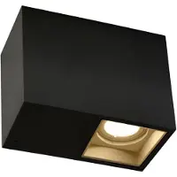 Wever & Ducre Downlight Plano petit 1.0, dimbaar, zwart, Hal, Aluminium, Modern, plafondlamp