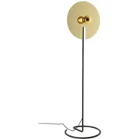 Wever & Ducre Mirro Vloerlamp Mirro 2.0 | Black Matt|Light Gold