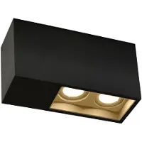 Wever & Ducre Downlight Plano petit 2.0, dimbaar, zwart, Hal, Aluminium, Modern, plafondlamp