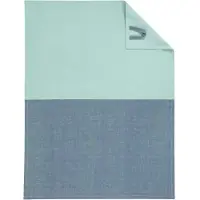 Cawö Theedoek Duo Cuisine Midnight Blue/Mint (Set van 4)
