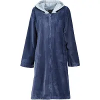 Cawö Badjas Home 841 Women Capuchon & Rits Sea-40 / 42