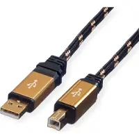 Roline USB naar USB-B kabel - USB2.0 - tot 2A - 1,8 meter
