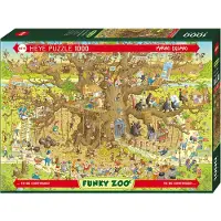 Heye Funky Zoo - Monkey Habitat Puzzel (1000 stukjes)