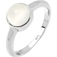 Elli - Elli Ringen Dames Elegant met Maansteen in 925 Sterling Zilver