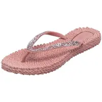 Ilse jacobsen Teenslipper 'Cheerful' oudroze / zilver